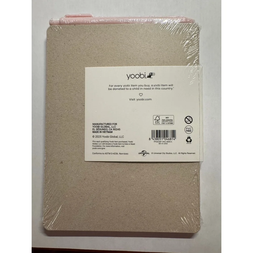 Wicked Katie Kime Notebook & Pen 2 pc Set Yoobi - Pink Brand new sealed